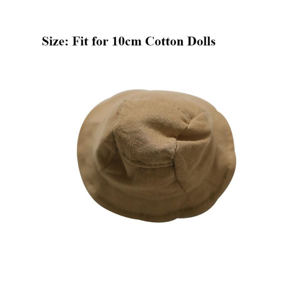 Candy Color Cotton Dolls Hat 9 Colors Fishman Hat  for 10cm Cotton Dolls/For Plush Doll