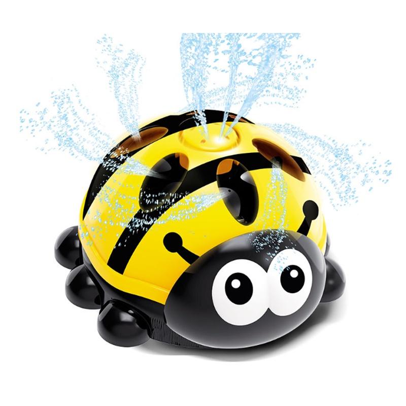 Fun Outdoor Water Play With Cute Turtle And Ladybug Sprinkler Toys For Children