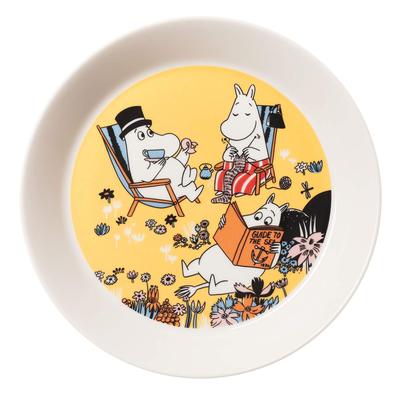 Moomin Arabia Classic Familie Moomin 1076289 [Offiziell importiert] (MOOMIN ARABIA) Teller, 19cm, Zeit, Geschirr, Arabia,