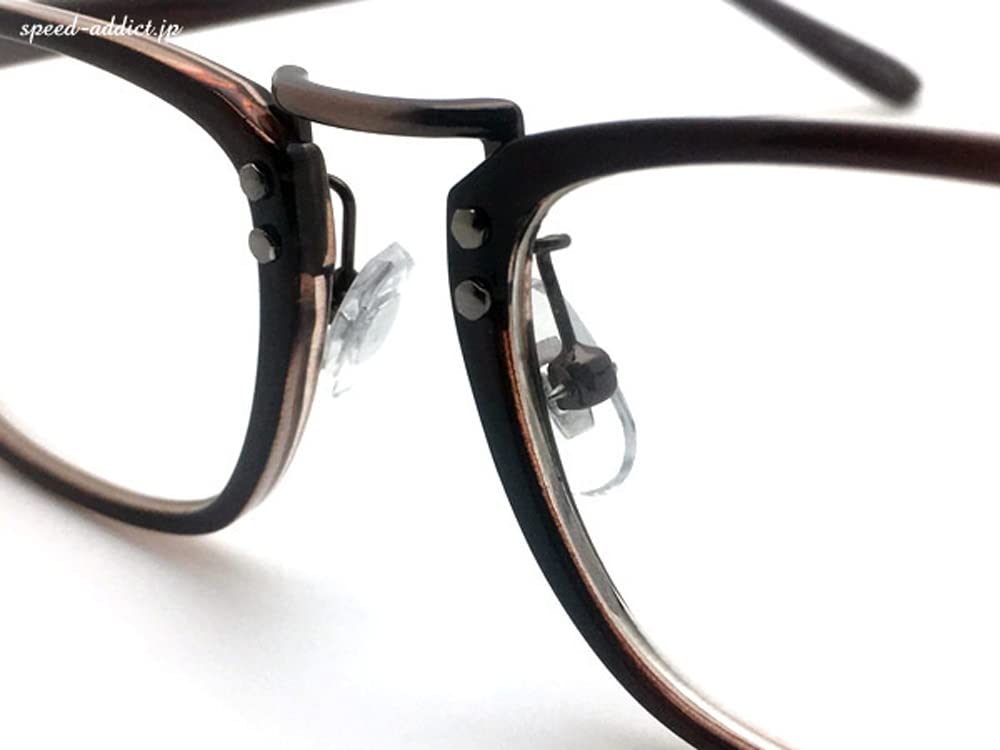 SQUARE BRIDGE SUNGLASS Bridge BROWN CLEAR [SPEED ADDICT] (Square Sunglasses) ×