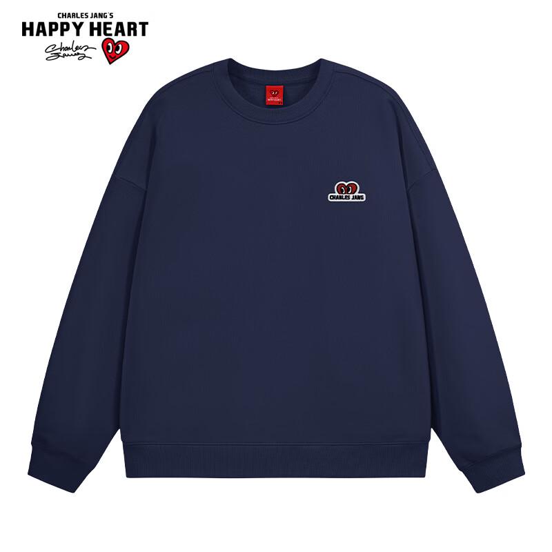 Charles Heart Poker Love Print Crewneck Sweatshirt