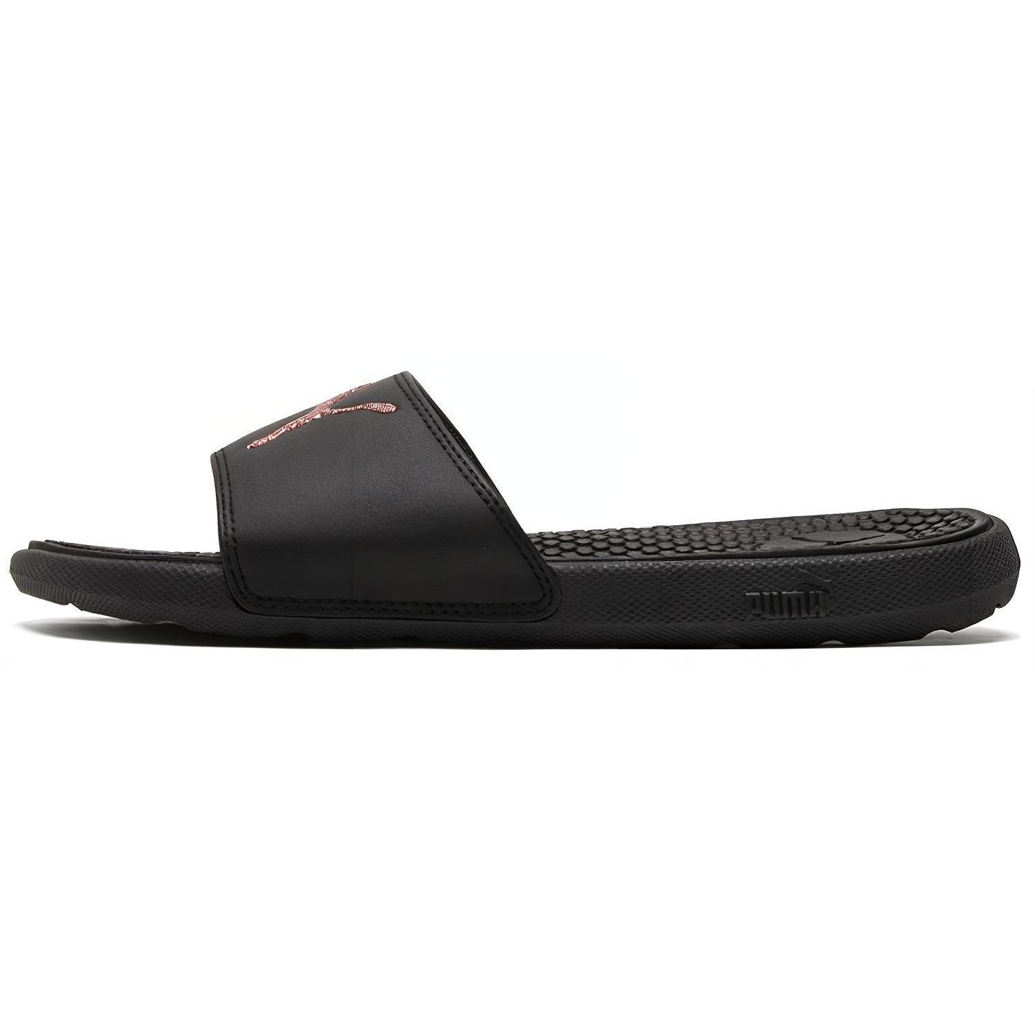(WMNS) PUMA Cool Cat Sport Glitter Slippers Black/Golden Women s 371017-03 EU 37