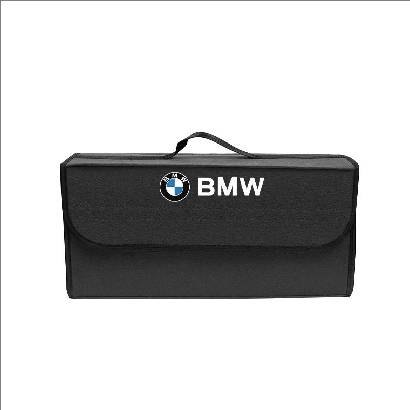 CTCE1 Car Trunk Organizer Box Large Capacity Folding Storage Bag For BMW E91 X5 E70 F11 E30 F31 X3 F25 E61 E83 X1 E53 E87 F40 /Sticker