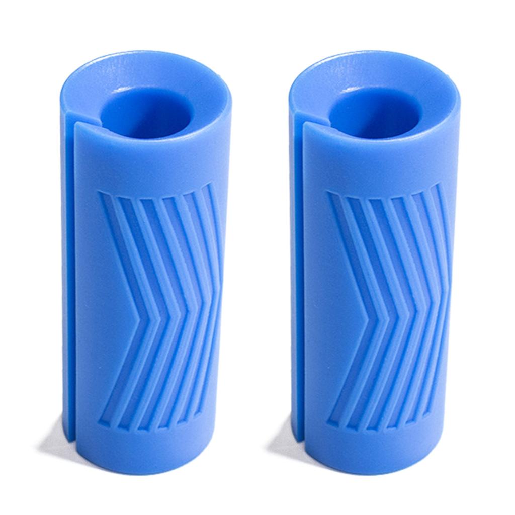 2Pcs Dumbbell Barbell Grip Thick Gym Grip Barbell Handle Sleeve Dumbbell Barbell Grip Silicone NonSlip Pad Enduring