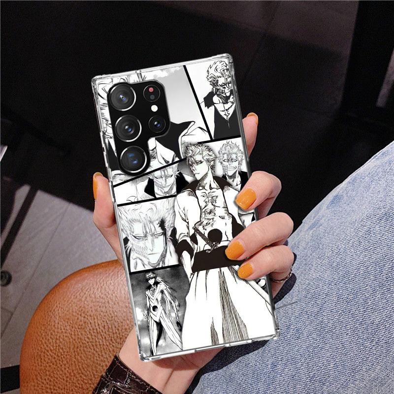 

Grimmjow 6 Bleach Phone Case For Samsung Galaxy S24 S25 Edge S26 Ultra S23 S22 S21 Plus S20 FE + Personalized Print Cover Galaxy Samsung S24 Ultra