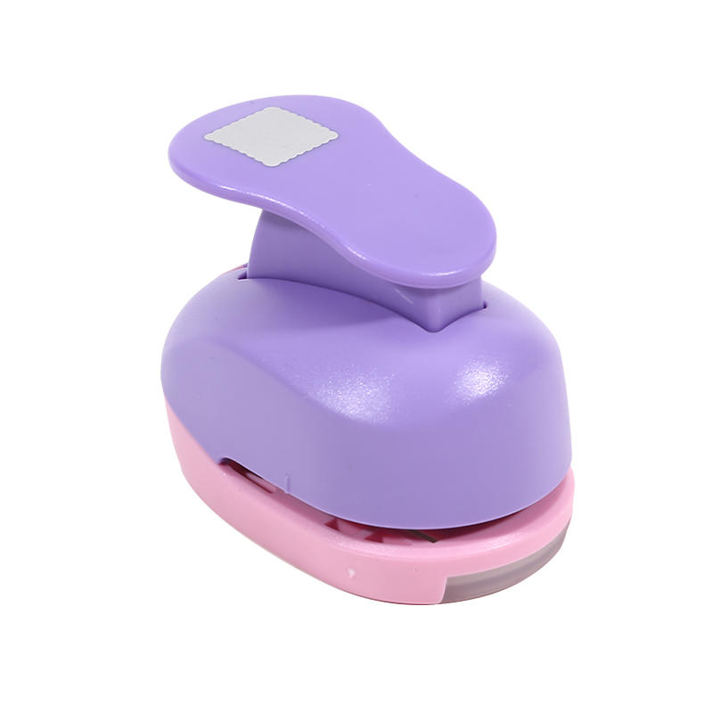 Stamp Shaped Craft Lever Punch Circle Cutter Handmade Paper Hole Punch for Crafting Scrapbooking DIY Card Making