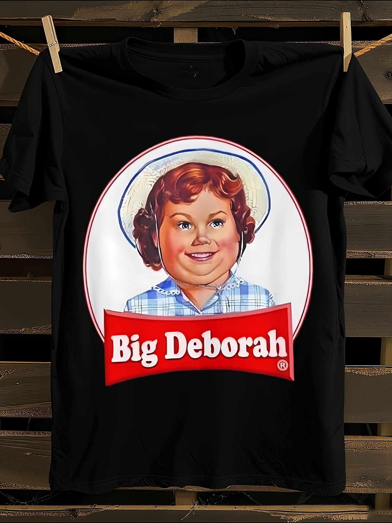 Funny Big Deborah Vintage 1950s Retro T-shirt XXXXL