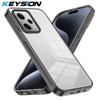 KEYSION Transparent Case for Redmi Note 12 Pro 5G 12 4G TPU+PC Anti-slip Clear Shockproof Phone Cover for Xiaomi POCO X5 Pro 5G