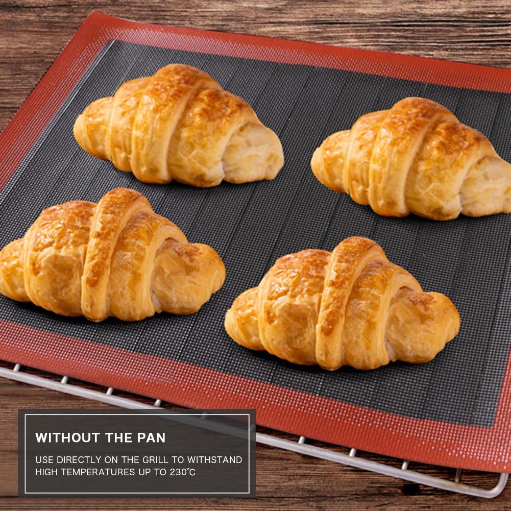Perforated Silicone Baking Mat Oven Sheet Liner Heat Resistant Biscuit Puff Baking Mesh Cookie Pastry Nonstick Rolling Dough Pad 1