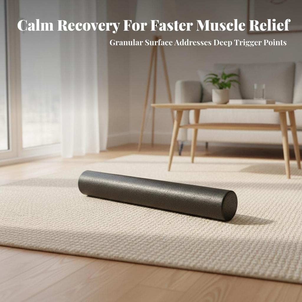 High-Density Polypropylene Foam Roller Lightweight Solid Compact