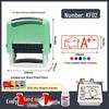 Self-Inking Rectangular Teacher's Grading Stamp - Cute Cartoon Design