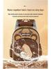 Capybara Kids' Lightweight Large-Capacity Water-Repellent Double Shoulder Backpack