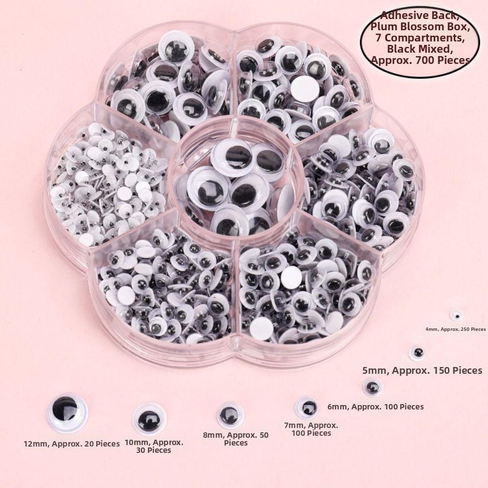 50/100pcs/bag DIY Colorful Activity Eyeballs Plastic Dolls Eyes Accessories Toys