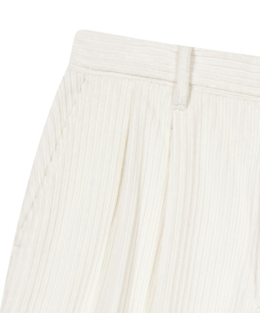 YESEYESEE Cord Tucked Pants Polar
