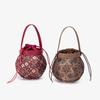 Hand-held Cross-body Bag with Traditional Chinese Embroidery, Retro Ethnic Style, Unique-shaped Bucket Bag