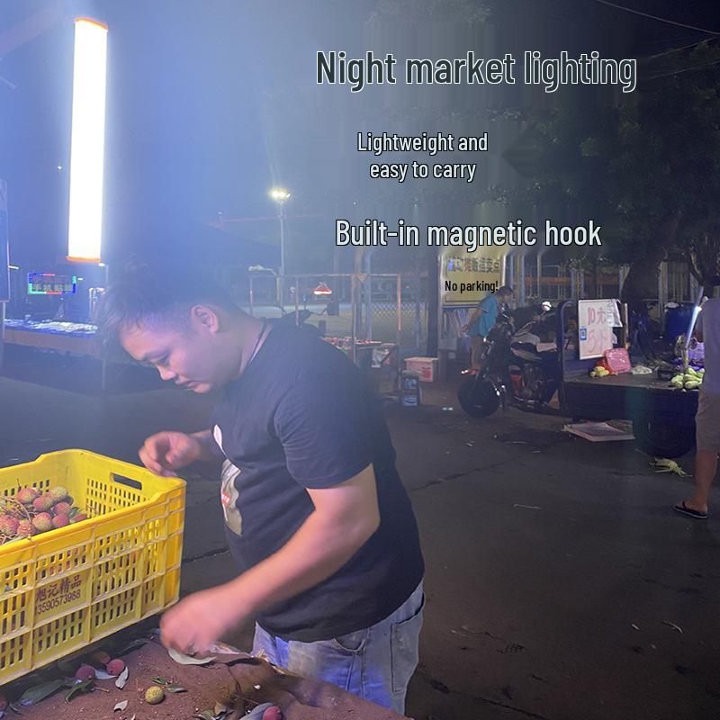 Rechargeable Super Bright Night Market & Camping Lights for Power Outages