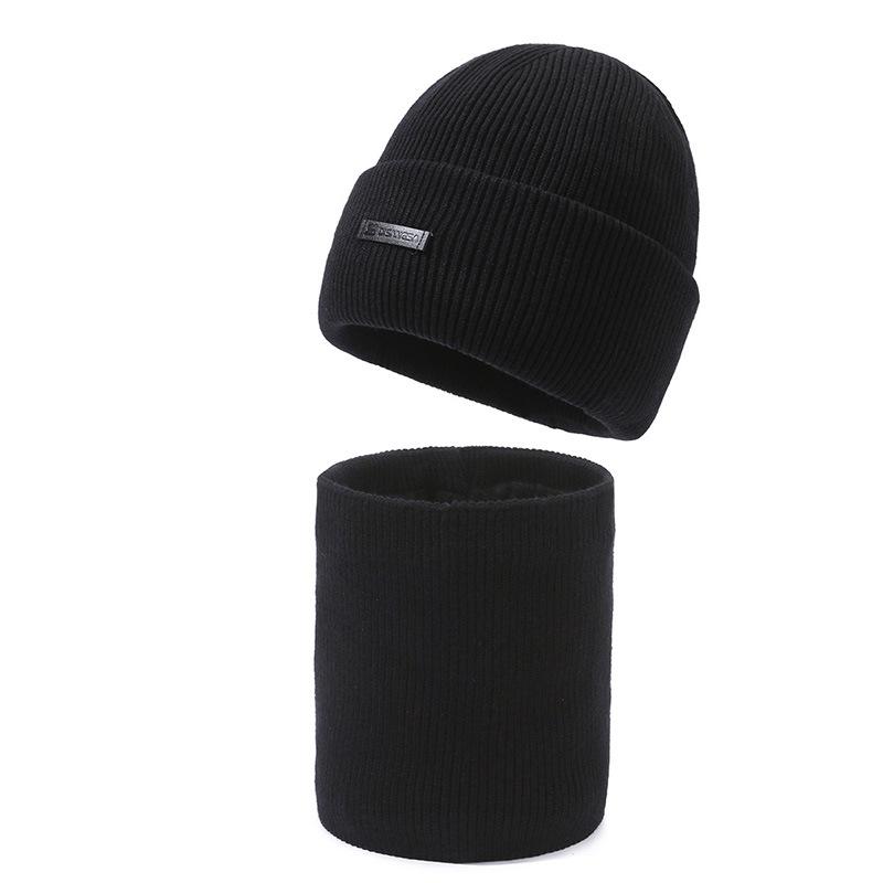 Men's & Women's Warm Knitted Wool Hat: Autumn/Winter Outdoor Cold-Proof Velvet-Lined Cycling Beanie
