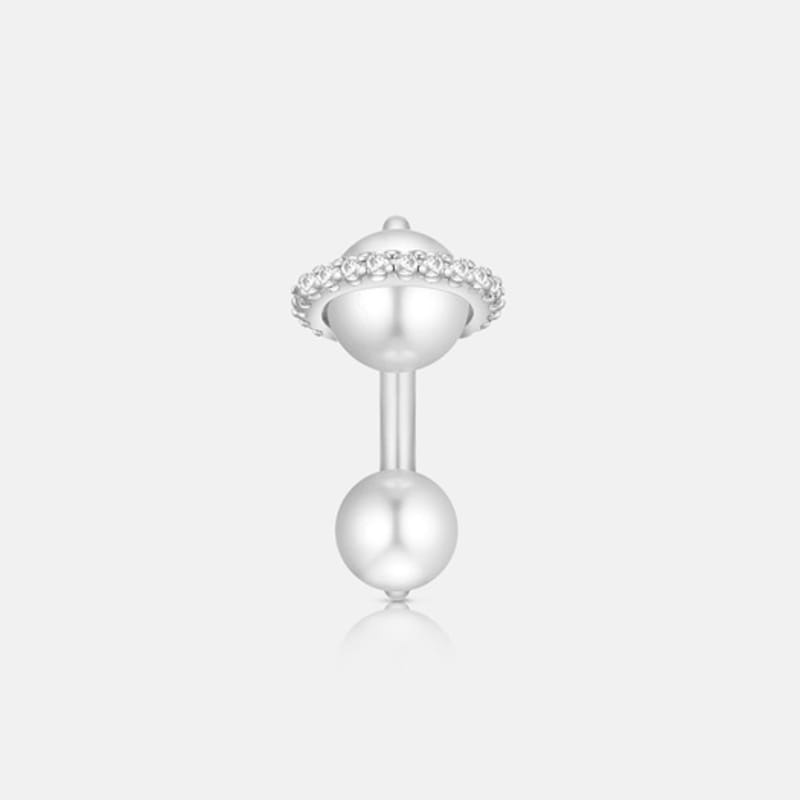 METROCITY JEWELRY 1992 PERLA Sterling Silver White Ear Cuff A251SE0764WPH