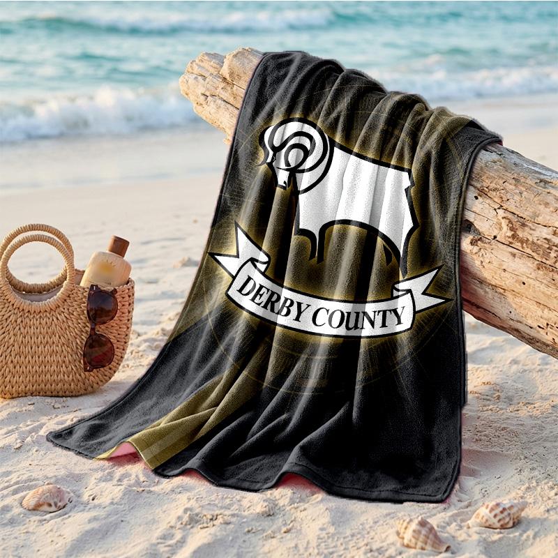 Derby County Thema Strandtuch Weich Schnell?Trockenes Handtuch für den Sommerstrandurlaub beim Schwimmen