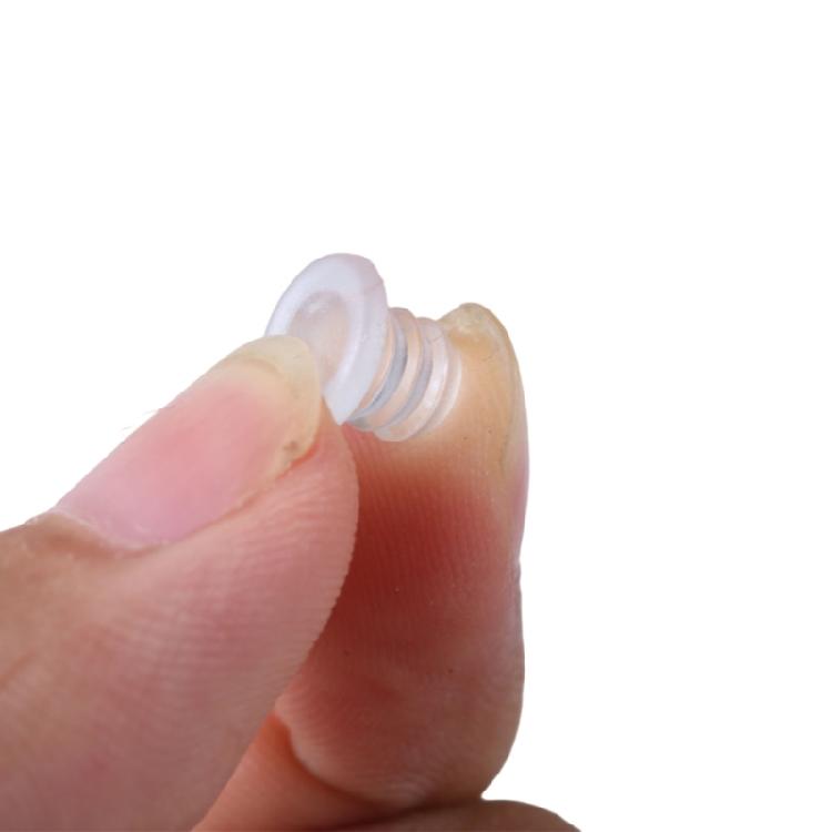 100 Stück Klare Gummi-Möbelpads Tisch Stuhlbein Füße Unterlage für Haushalt