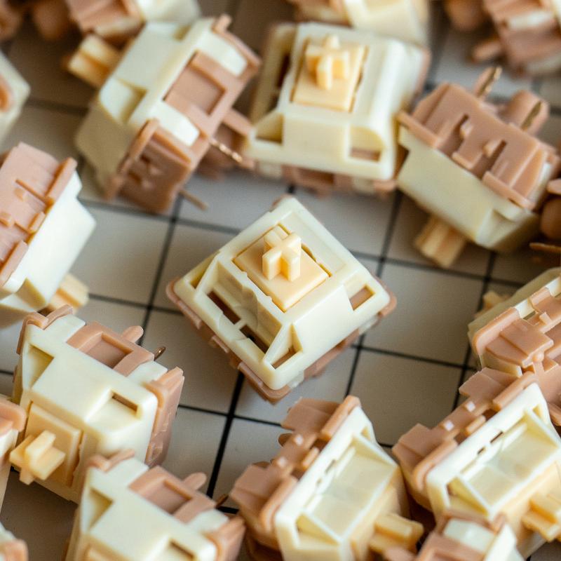 Saint Panda Custom 5-Pin Hot-swappable Keyboard Switch Tactile Mechanical Switch for Keyboard Modding Enthusiasts