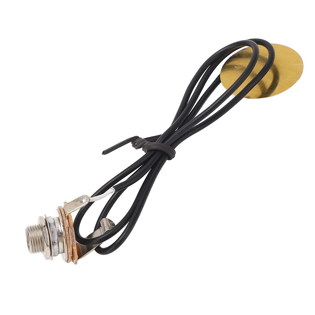 Guitar Pickup Piezo Transducer Acoustic Jack Pre Wired Amplifier Professional Instrument Accessories