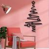 1pc Metal Christmas Tree Wall Art Holiday Decor Indoor Outdoor Star Ornaments Living Room Courtyard Garden Christmas Wall Decor