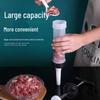 Manual Plastic Enema and Sausage Making Hand-Push Kitchen Tool