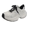 Fried Street Dad Shoes Women's Platform 2025 New Spring Explosion Super Good-looking Versatile Height Increase 6cm Sports and Leisure Shoes