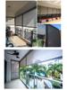 Smart Windproof Electric Roller Blind: Automatic Lifting, Light Blocking, Rainproof, Mosquito-Proof, Remote-Controlled Balcony Curtain.