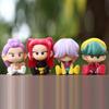 Anime Girl Group Figurines: Q Version Blind Box for Creative Decor & Gifts