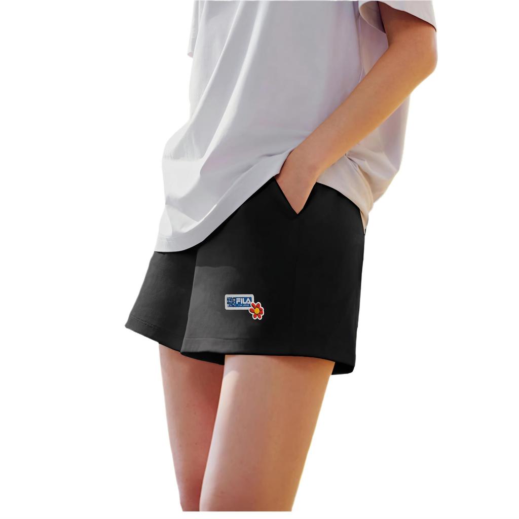 Fila X TIM LAHAN Original Soft Versatile Fashion Comfortable Casual Shorts Women Shorts Black F51W529604F-BK