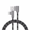 Преміальний плетенний Type C 90 градусів Прямий кут USB C Швидкісний кабель для синхронізації даних та зарядки для оптимальної продуктивності