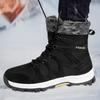 Winterstiefel Wasserdicht Outdoor Herrenstiefel Knöchel Schneestiefel Hoch Herren Winterstiefel