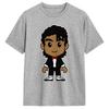 MMichael JJackson Chibi MJ Billie TShirt Harajuku T Shirts Short Sleeve Y2K Basic Tops Summer Cotton Plus Size Top Tees