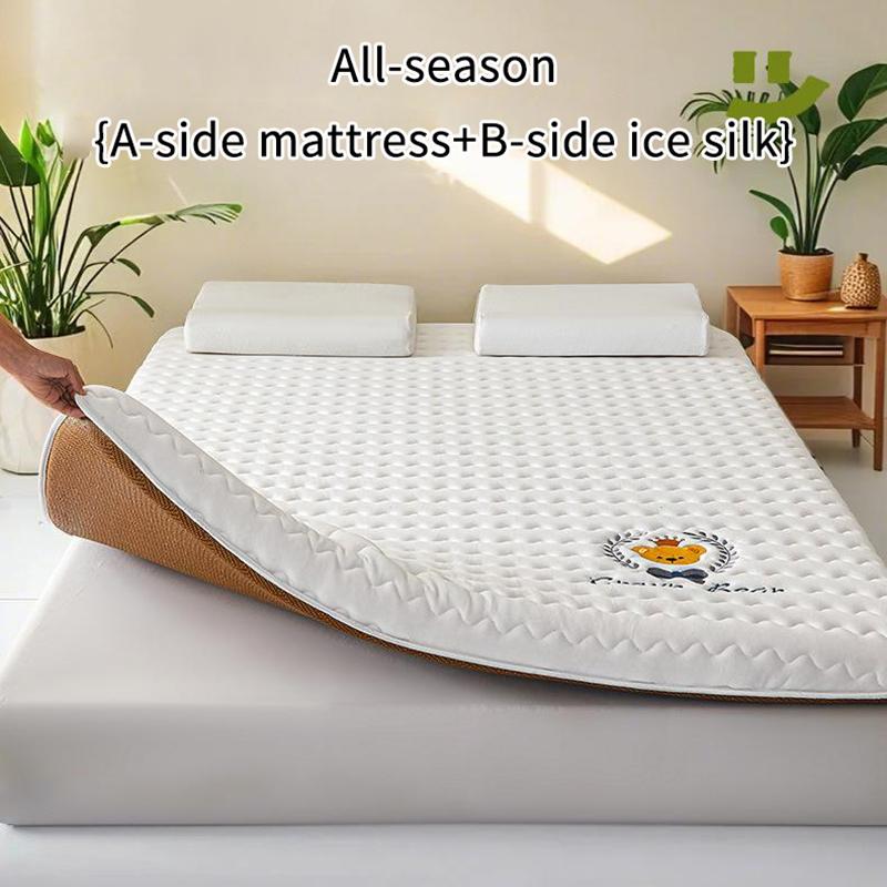 Latex Cooling Mat Mattress Breathable Ice Silk Latex Mattress Pad For Bed Home