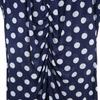 Coccapani Made In Italy Dot Pattern No Sleeve Knee-length Dress L Navy Women Used