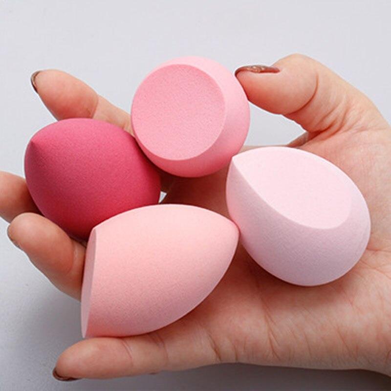 4pcs/bag Fashion Make Up Blender Cosmetic Puff Makeup Sponge Foundation Powder Sponge Beauty Tool Makeup Tool Accessories