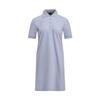 SS25 Courtcore Casual Fashion Simple Loose Short Sleeve Dress Women Dresses Light-Blue Purple 6007602-539