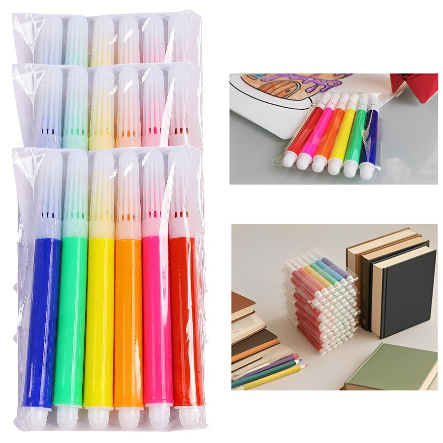 9/18/27packs Graffiti Watercolor Pen Painting Supplies Office School Art Creation Hand Account Tool for Handicraft Lovers XJM