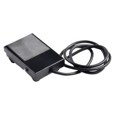 Rugged Metal Momentary Foot Pedal Switch 10A SPDT Footswitch Non Slip Texture Design Reliable and Stable Operation