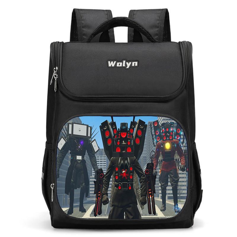 Spacious Oxford Cloth School Backpack 2024 Trendy Design For Kids And Preschoolers