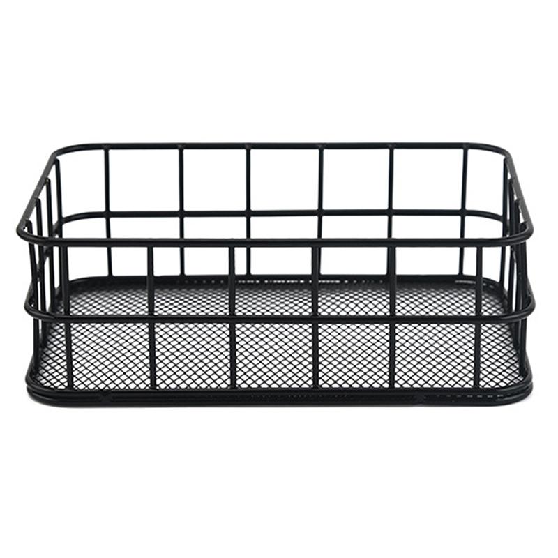 

Скандинавская золотая металлическая железная корзина для хранения ручек для макияжа, офисный настольный держатель для кистей для макияжа, настольный органайзер для косметики, стеллаж L чёрный