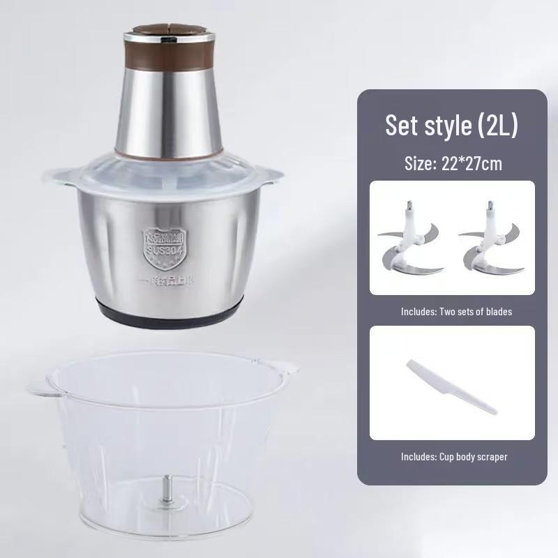 Multifunctional Stainless Steel Meat Grinder & Vegetable Masher for Baby Food