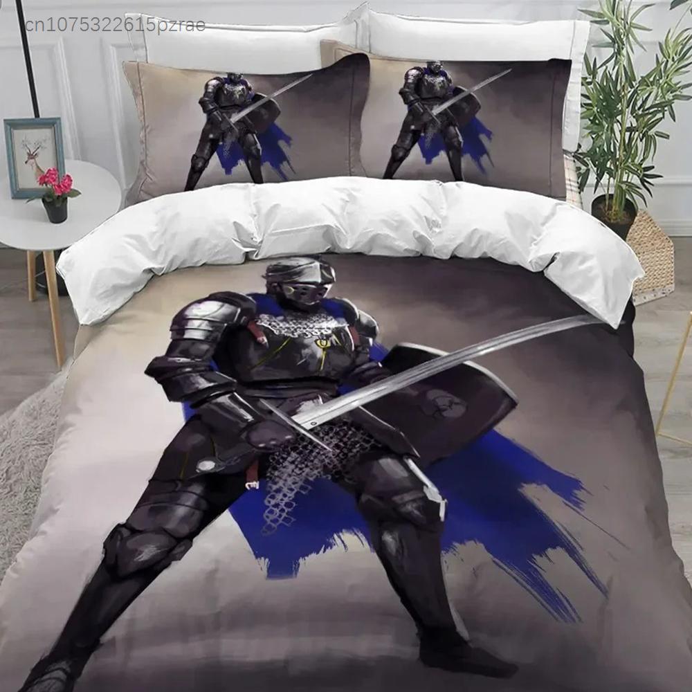 3D Print Holy Knights Bedding Set Boys Girls Twin Queen King Size Duvet Cover Pillowcase Bed Boys Adult Home Textileextile