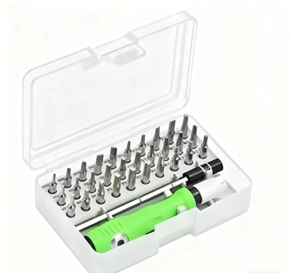 Multifunctioneel gereedschap schroevendraaierset 32 in 1 schroevendraaier machine elektronisch product onderhoud en demontage gereedschapset