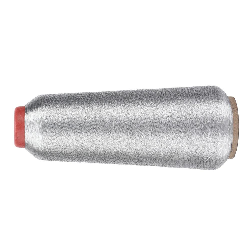 Silver Embroidery Thread Polyester Polyester Yarn Durable Sewing Thread Quilting Work