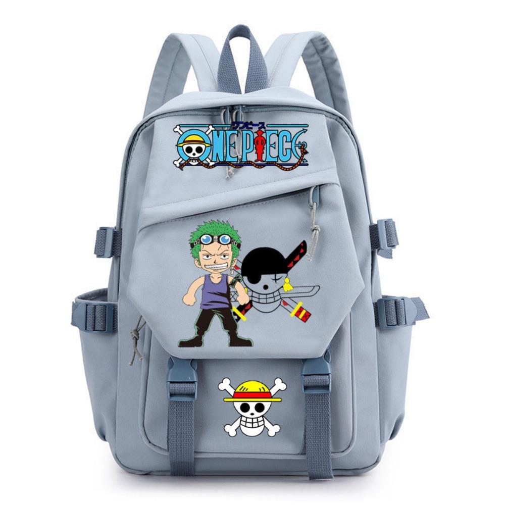 Anime ONE PIECE Schoolbag Children's Backpack Primary School Bag Male and Female Junior High School Students College Students Campus Backpack
