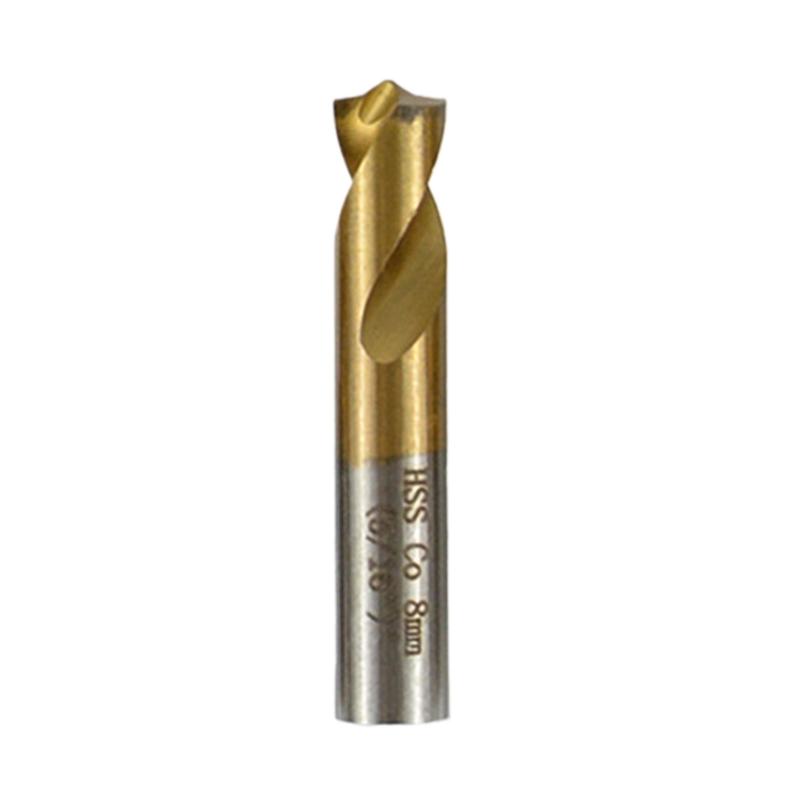 Welding Point Drill Bit 6.5mm 8mm 10mm Milling Drill Bit Cylinder Shank End Mill Welding Drill Tip for Separating Point