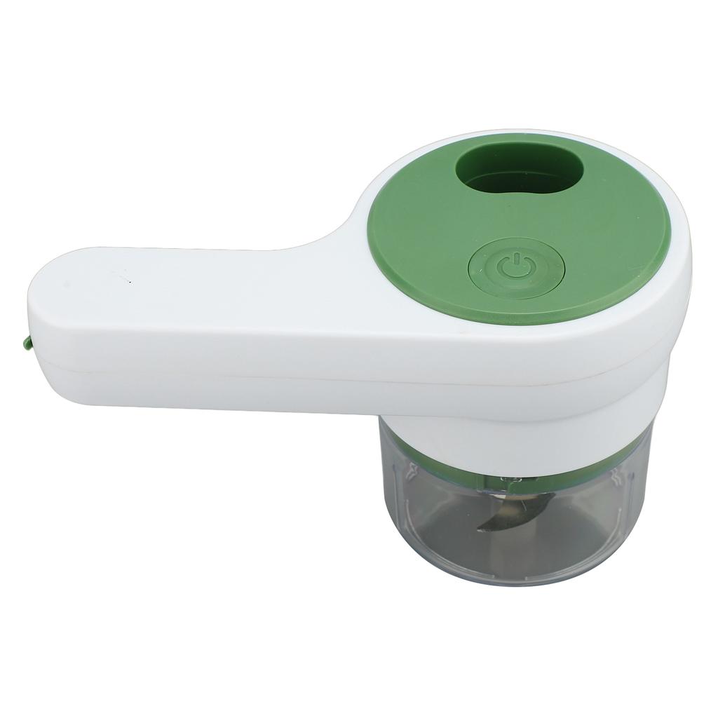 Tocător de usturoi electric 4 în 1, fără fir, reîncărcabil, de mână, procesor de alimente de bucătărie pentru ceapă